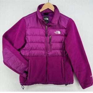 The North Face 550 Down‎ Denali Hybrid Fleece Jacket Purple Womens Small S/P